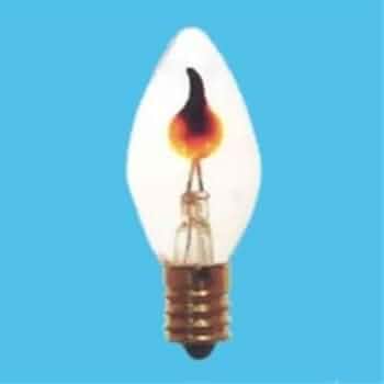 旭光電機フリッカーランプ 旭光 フリッカーランプ C37E26 1／2W｜【ハンズネットストア】